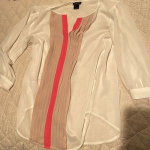 Ann Taylor Chiffon-like Blouse